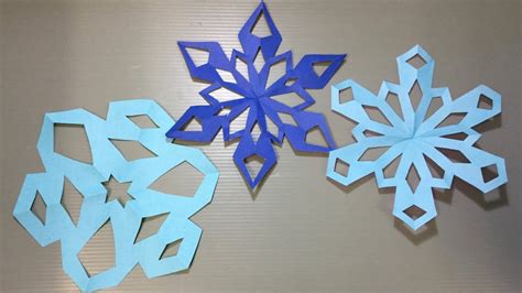 How To Fold Kirigami Snowflakes Make Your Own Youtube