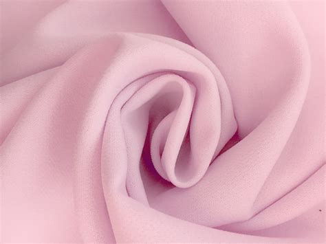 Polyester Stretch Crepe In Bubblegum Pink Bandj Fabrics