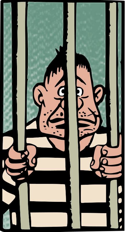 Behind Bars Openclipart