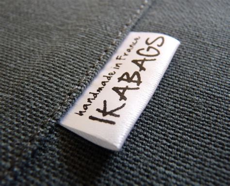 100 Custom Clothing Labels 1 12″ White Satin Fabric Labels Ikaprint