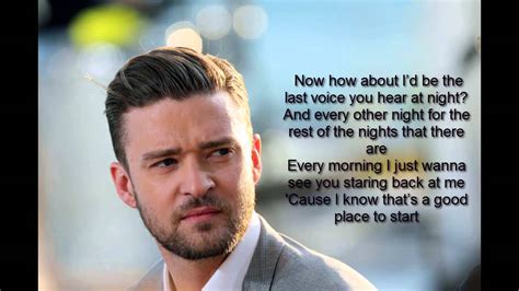 Justin Timberlake Not A Bad Thing Lyrics Youtube