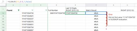 string formatting - Google Sheet Vlookup is not working right with ...