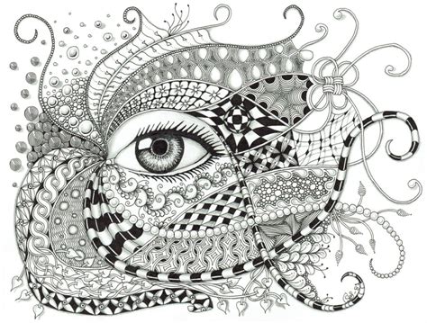 Zentangle Printable Adult Coloring Pages Adult Coloring Books Sexiz Pix