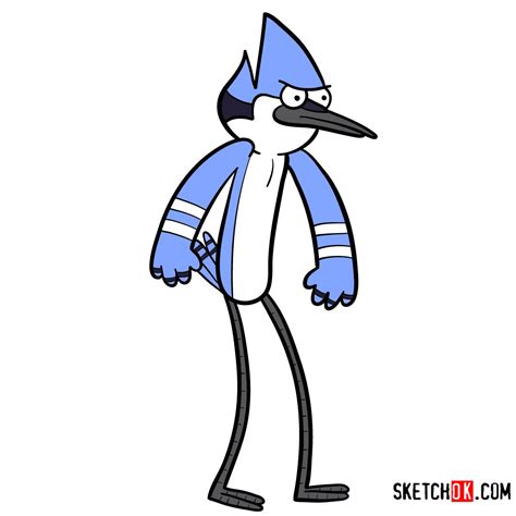 How To Draw Regular Show Rigby