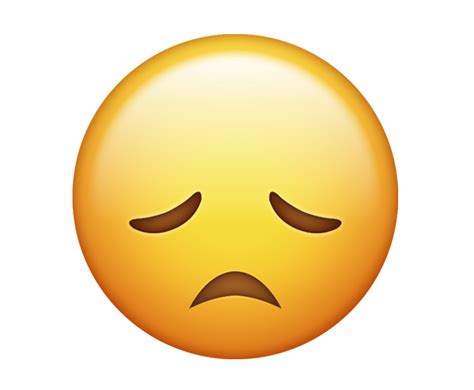 Sad Smiley Face Emoji