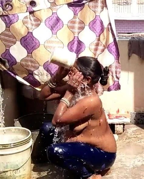 Pregnant Desi Indian Village Girl Bathing Outdoor Porn Flix