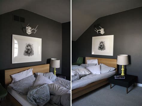 Dark Grey Wall Bedroom Decor