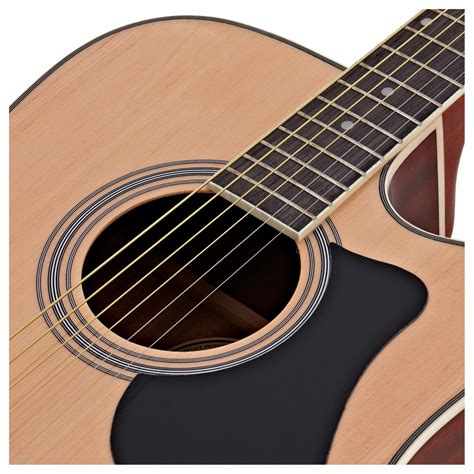 Dreadnought Cutaway Electro Acoustic Guitar By Gear4music Natural