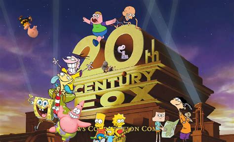 Caricaturas Invadiendo El Logo De 20th Century Fox By Sethmendozada On