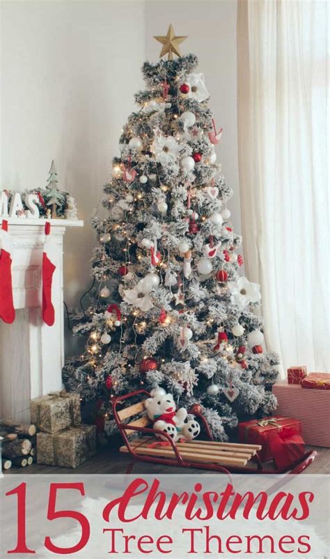 12 themes for christmas decorating: 15 Fabulous Christmas Tree Themes - 5 Minutes for Mom