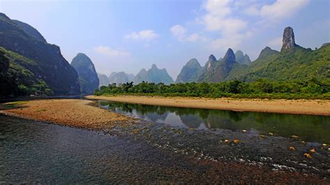 Landscape Nature Lijiang River Jacqueline National Park Guangxi Guilin
