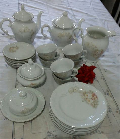 Minhas porcelanas da Schimidt aparelho de jantar chá e café com