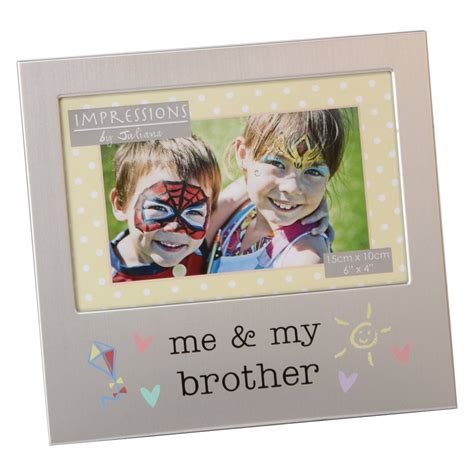 Me And My Brother 6 X 4 Photo Frame Ts Love Kates