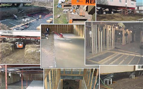 Icf basements become recreation areas, hobby. How to Build a Mobile Home Basement - Mobile Home Repair