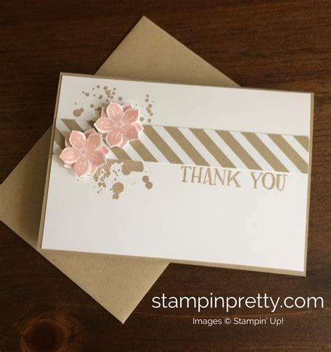Thank You Stampin Up Card Paper Paper And Party Supplies