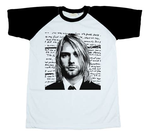 Kurt Cobain Unisex Adult T Shirt Black Sleeves Men Women Size Etsy