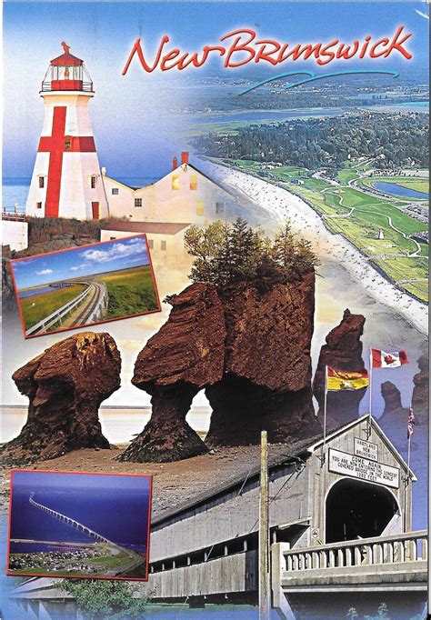 Mi Colecci N De Tarjetas Postales Aspectos De New Brunswick Canad