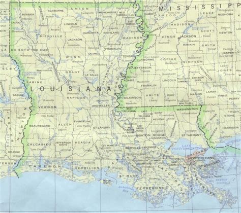 Texas Louisiana Border Map Printable Maps Printable Maps Online