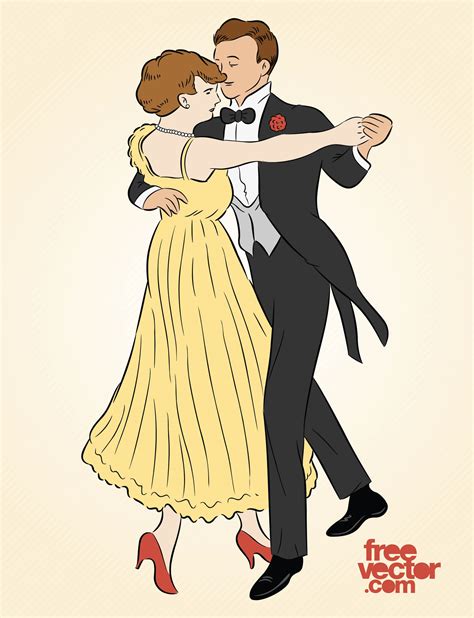 Cartoon Couple Dance Drawings Free Ballroom Dancing Clipart Free