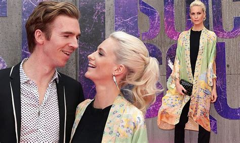 Poppy Delevingne Cuddles Husband James Cook Supporting Sister Cara At Suicide Squad Premiere