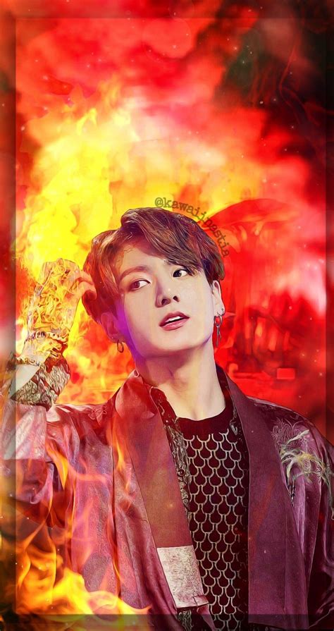 BTS Jungkook Fire Wallpapers - Wallpaper Cave