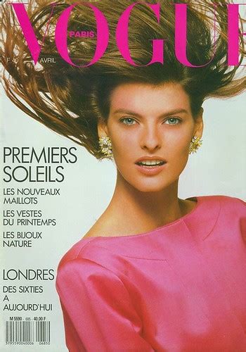 Cover Of The Day Linda Evangelista For Vogue Fashette