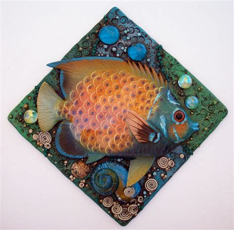 Tropical Fish Mosaic Tile By Mandarinmoon On Deviantart