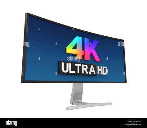 4k Ultra Hd Wide Monitor Stock Photo Alamy