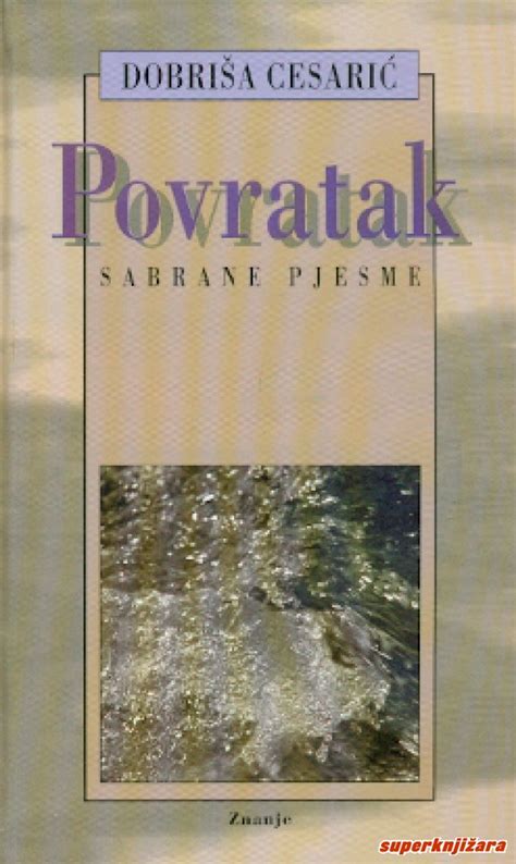 Povratak Sabrane Pjesme Dobri A Cesari Superknjizara Hr