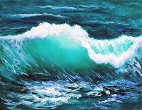 How To Paint Crashing Waves In Acrylics Dempsey Ockenshis