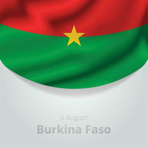 Happy Independence Day Of Burkina Faso Illustration Background Design