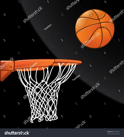Basketball Stock Vector Illustration 34204822 Shutterstock