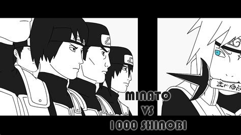 Minato Vs 1000 Shinobi Test Fight Animation Youtube