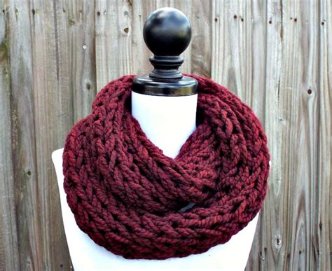 Instant Download Knitting Pattern Infinity Scarf Knitting Etsy