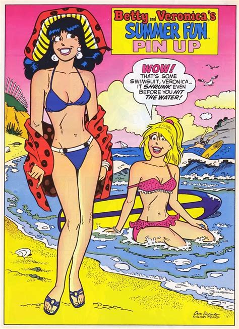 Betty And Veronica Summer Fun Bikini Pinup By Afroman69