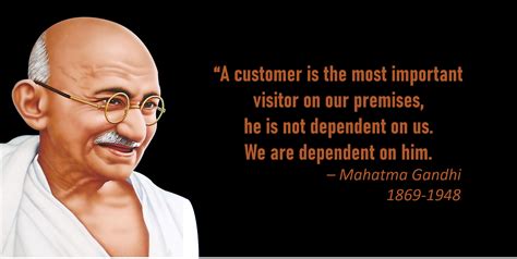 Gandhi On Customers Transformana
