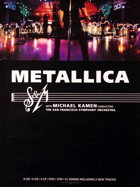 Metallica 1999 Sandm 2 Cd Rare Original Promo Poster Ebay