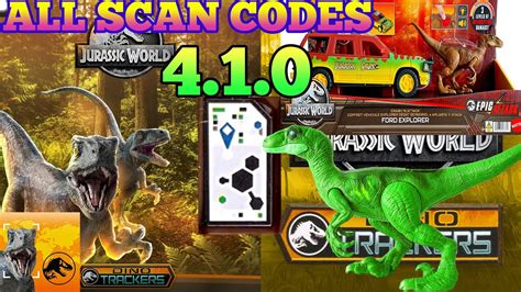 Jurassic World Dinotrackers 2023 Facts App Scan Codes Update All Dinosaurs Carsh Attack