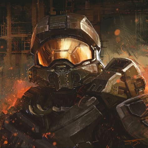 This Weeks Fan Art Friday Spotlight Is On Master Chief From 343