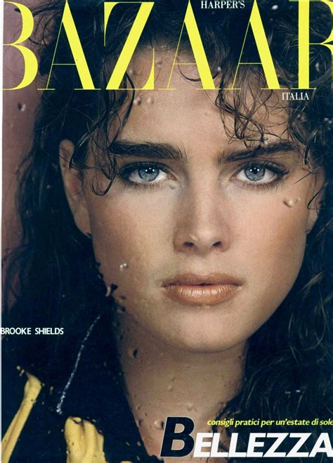 Brooke Shields For Harpers Bazaar Italia May 1982 Brooke Shields