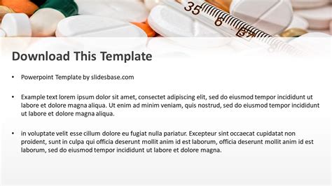 Medications Powerpoint Template Slidesbase