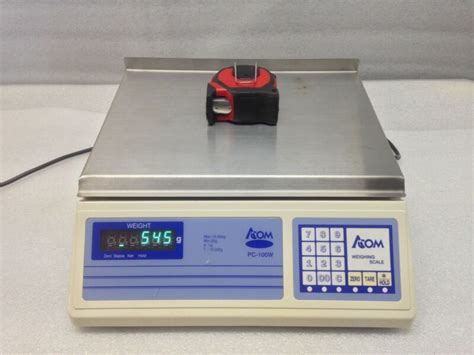 Acom Pc 100w Precision Weighing Scale 10kg Max 20g Min Used Auschoice