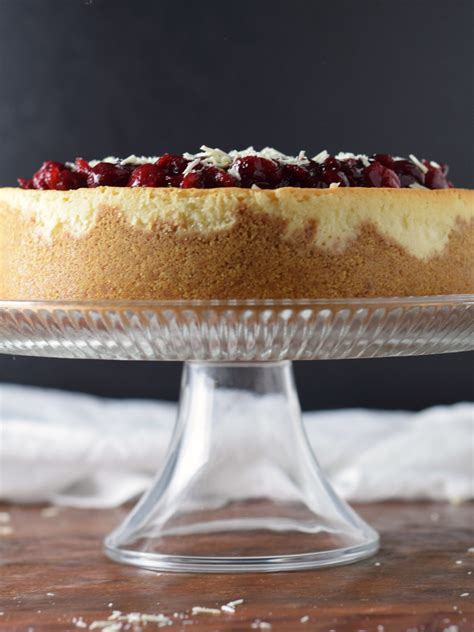 White Chocolate Cheesecake With Cranberry Topping Beer Girl Cooks