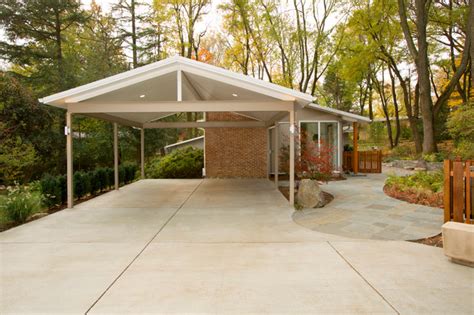 I was amazed just how easy it was to put the carport together. Mid Century Modern Carport - Traditional - Exterior - DC Metro - by Christine Kelly / Crafted ...