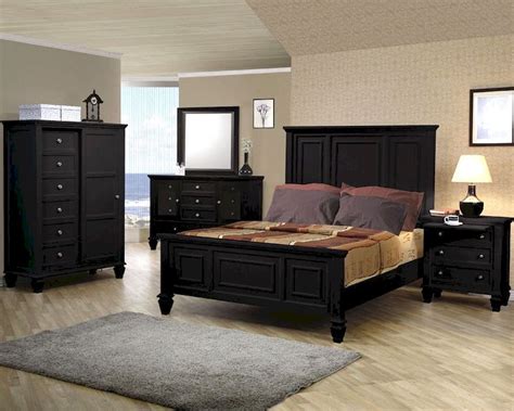 We recommend you begin shopping by choosing the size you need whether that's a twin bed set or a king bed set. Coaster Sandy Beach Bedroom Set in Black CO-201321-Set