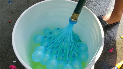 How To Fill Up Water Balloons Youtube