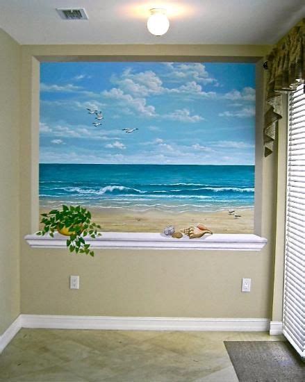 This Ocean Scene Is Wonderful For A Small Room Or Windowless Room
