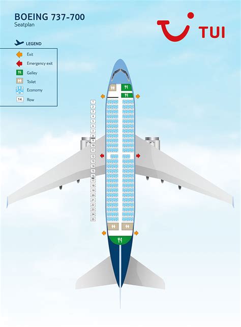 Tui Boeing 738 Seating Plan