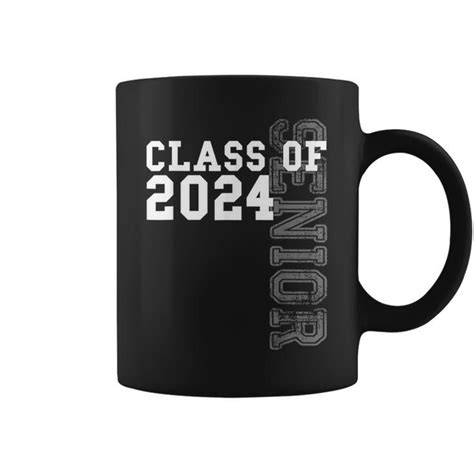 Class Of 2024 Senior 2024 Graduation Or First Day Of School Coffee Mug