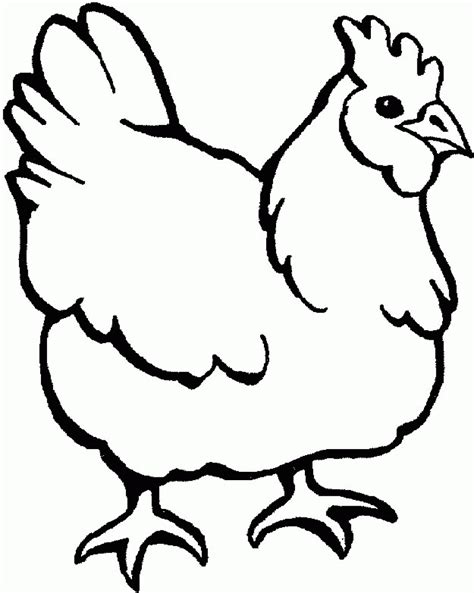 Free Chicken Outline Download Free Chicken Outline Png Images Free